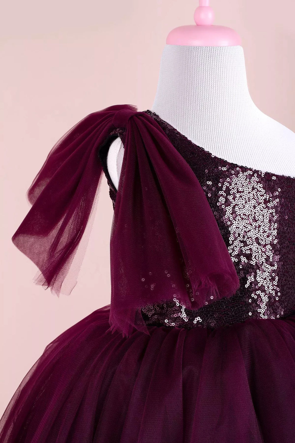 Purple party dress