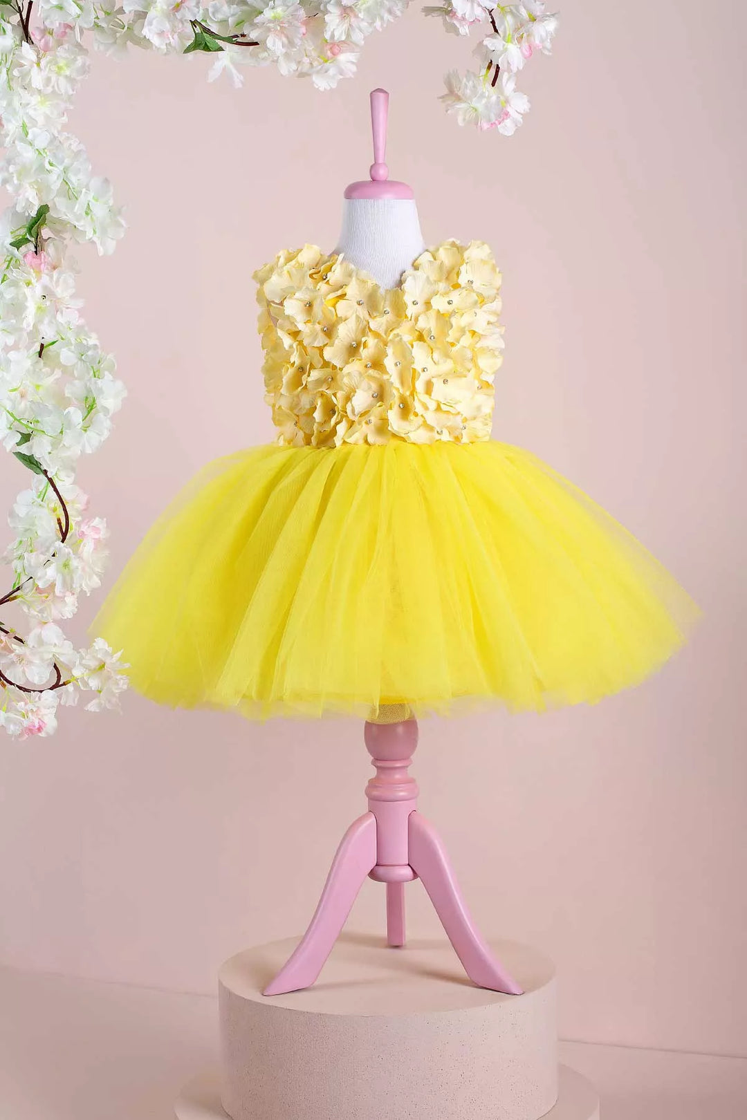 Yellow Party Dress 