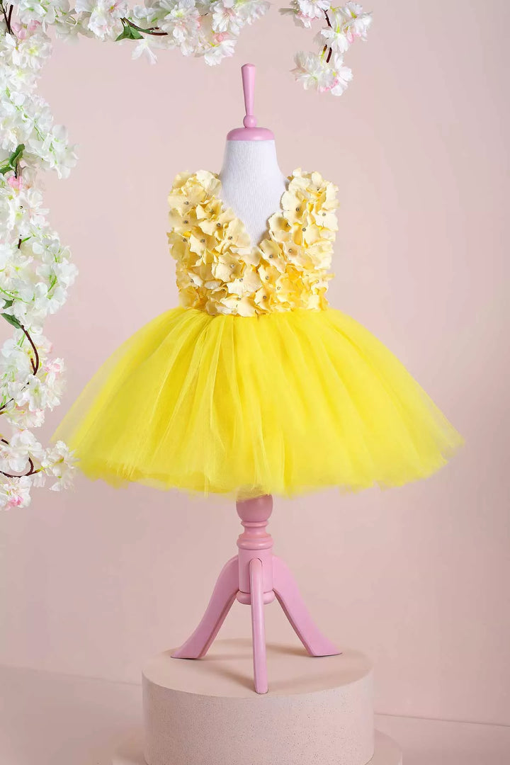 Yellow Party Dress Easter Dress