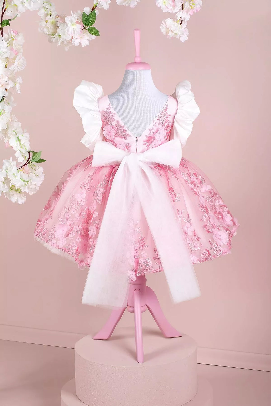 pink party easter dress