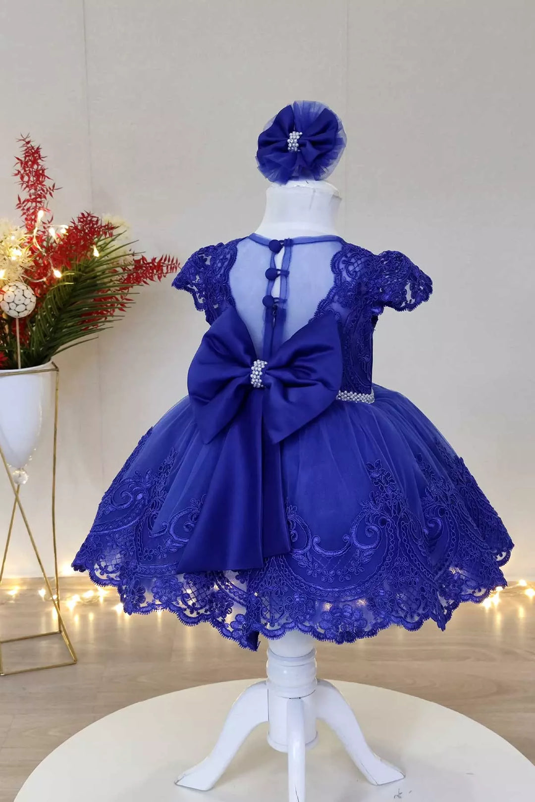 Blue party dress