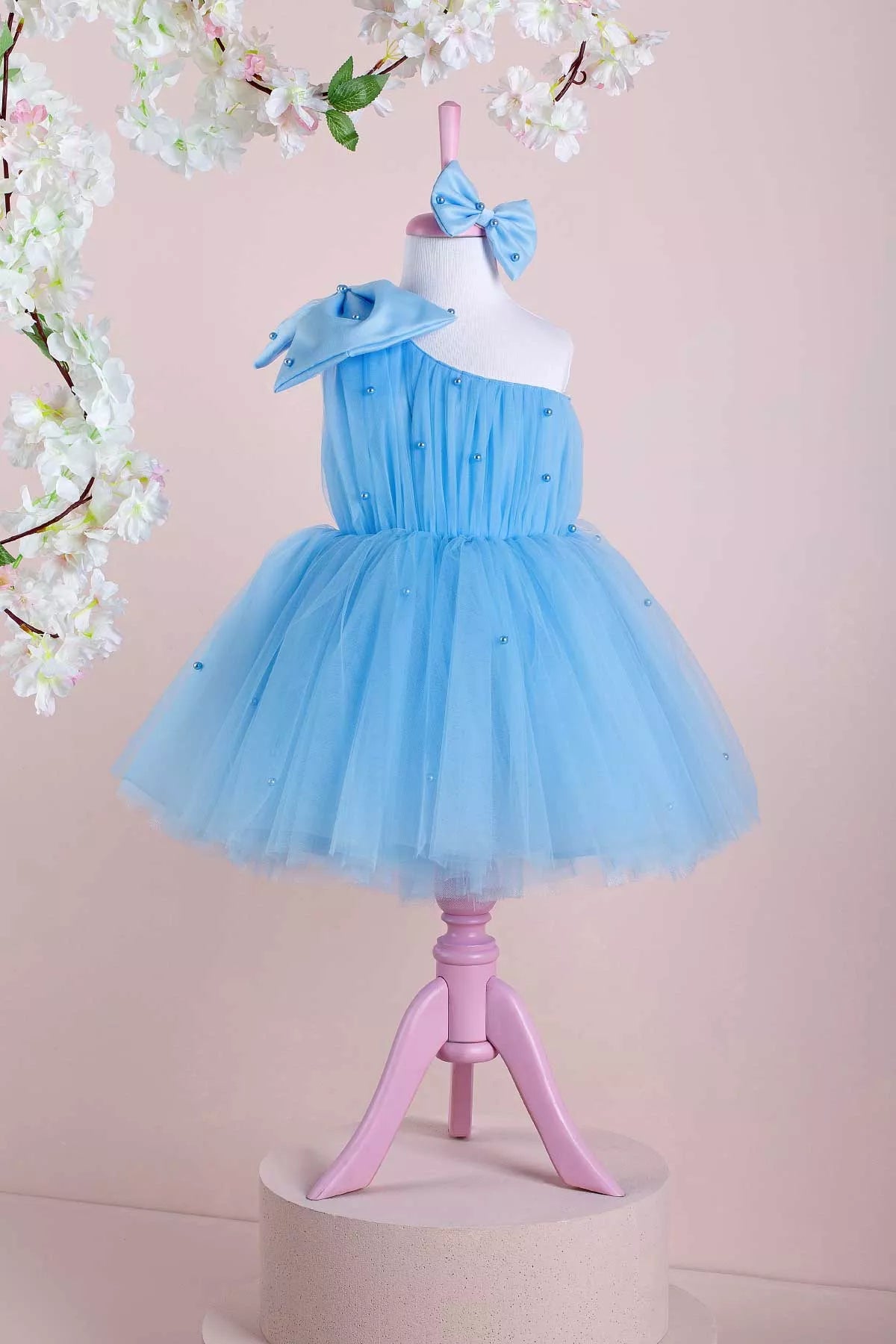 Cindy Blue Party Dress - Shop Cute Birthday Outfit | THA Dressing