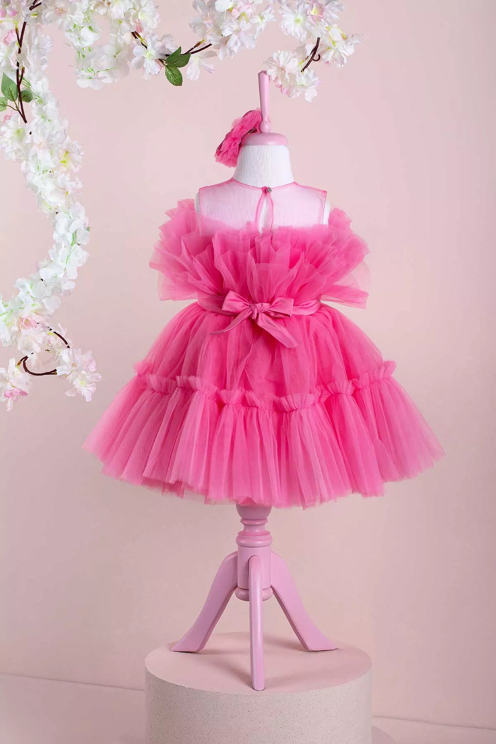Pink party dress