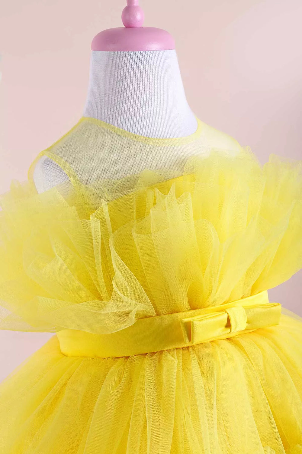 Yellow party dress