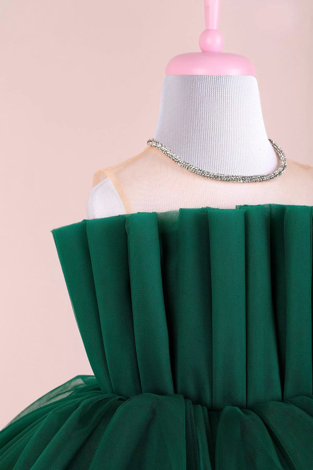 Green party dress