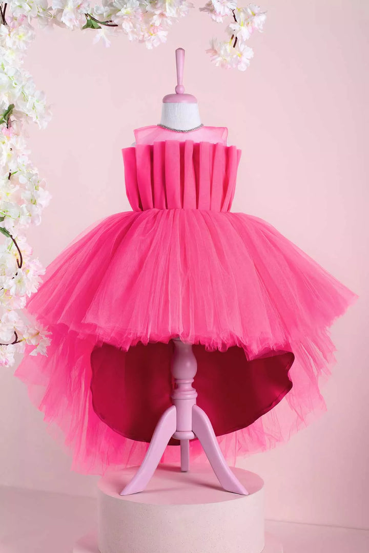 Pink party dress