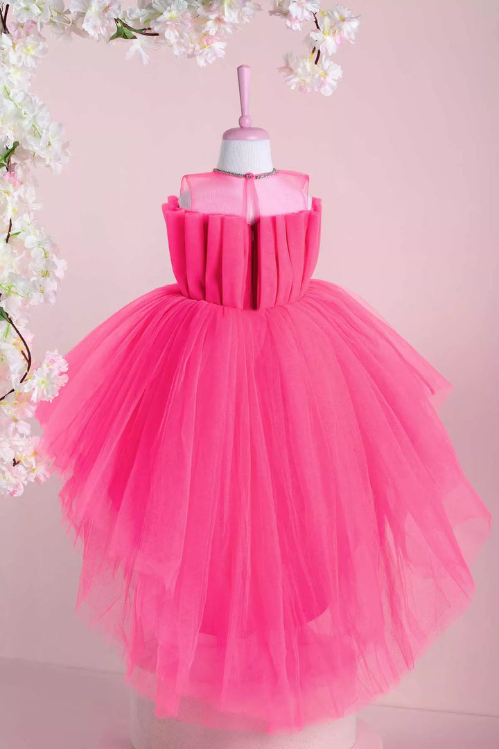 Pink party dress