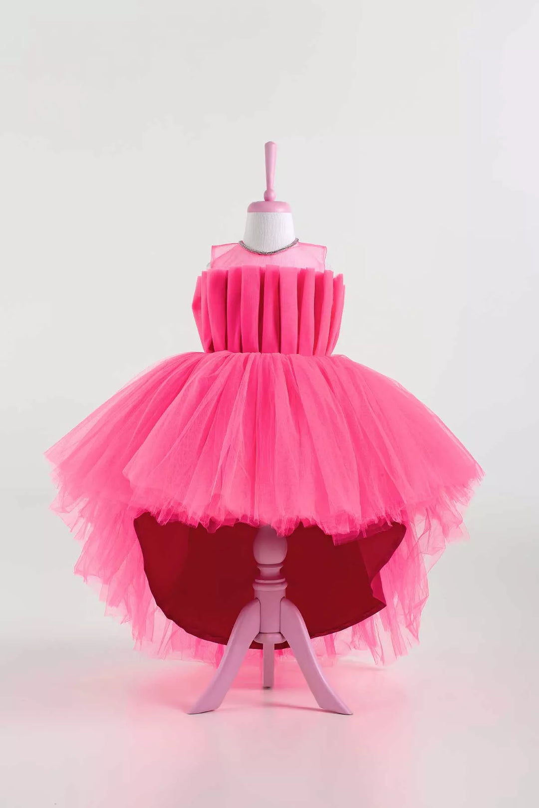 Pink party dress