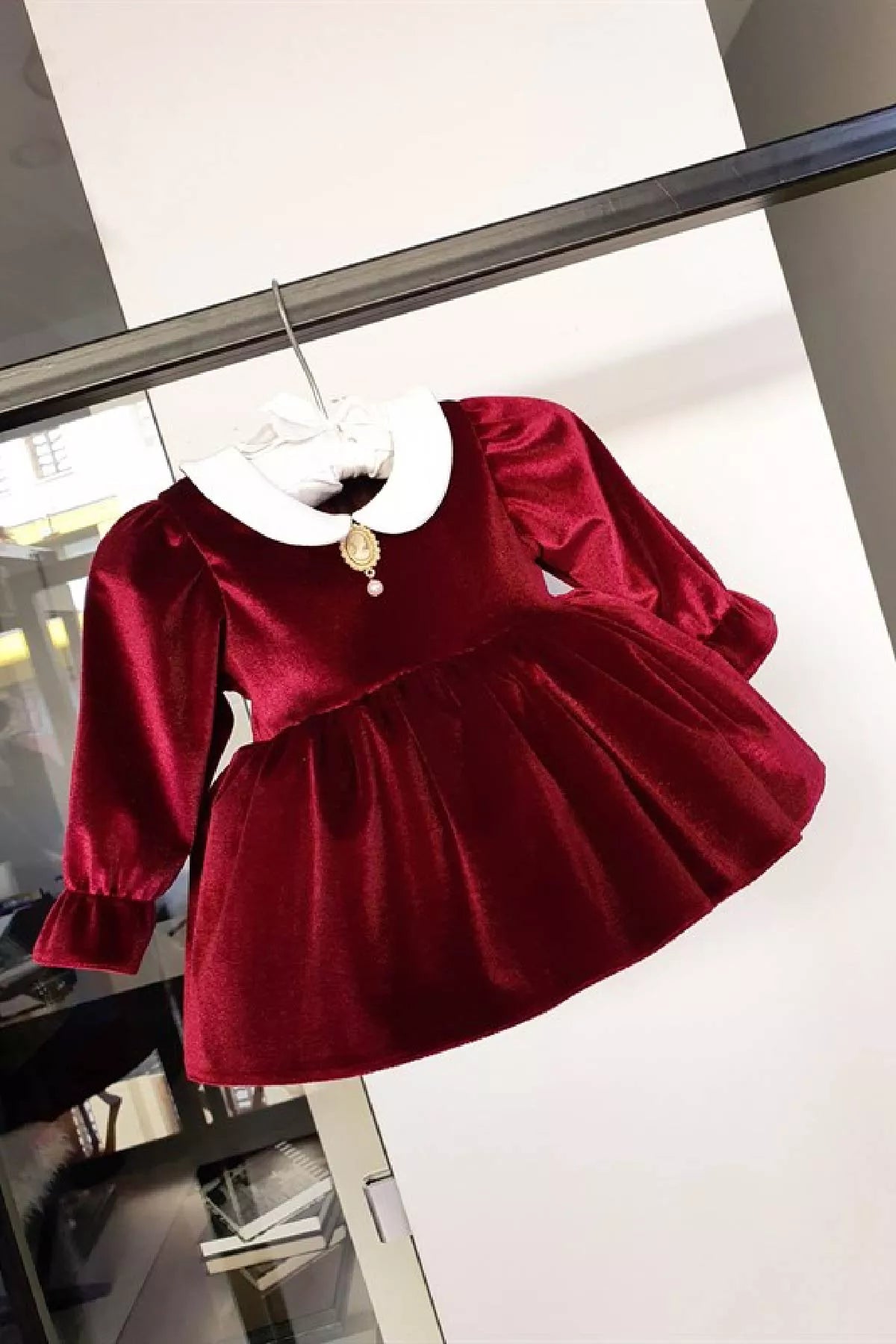 Burgundy best sale newborn outfit