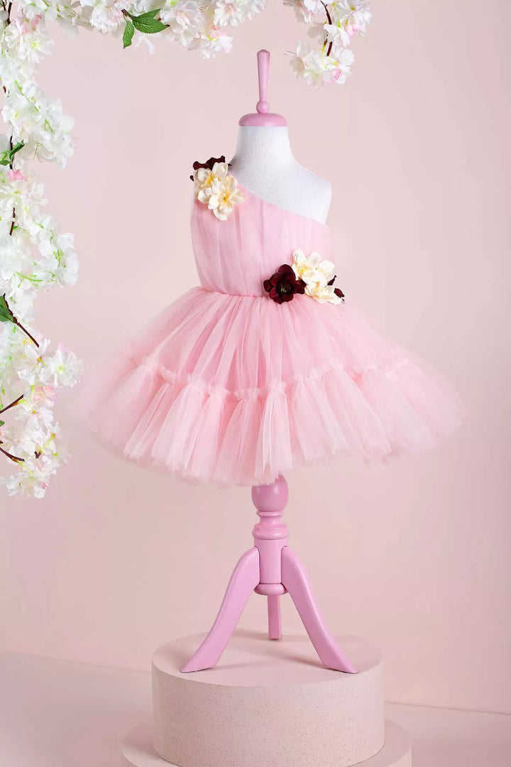 Pink party dress