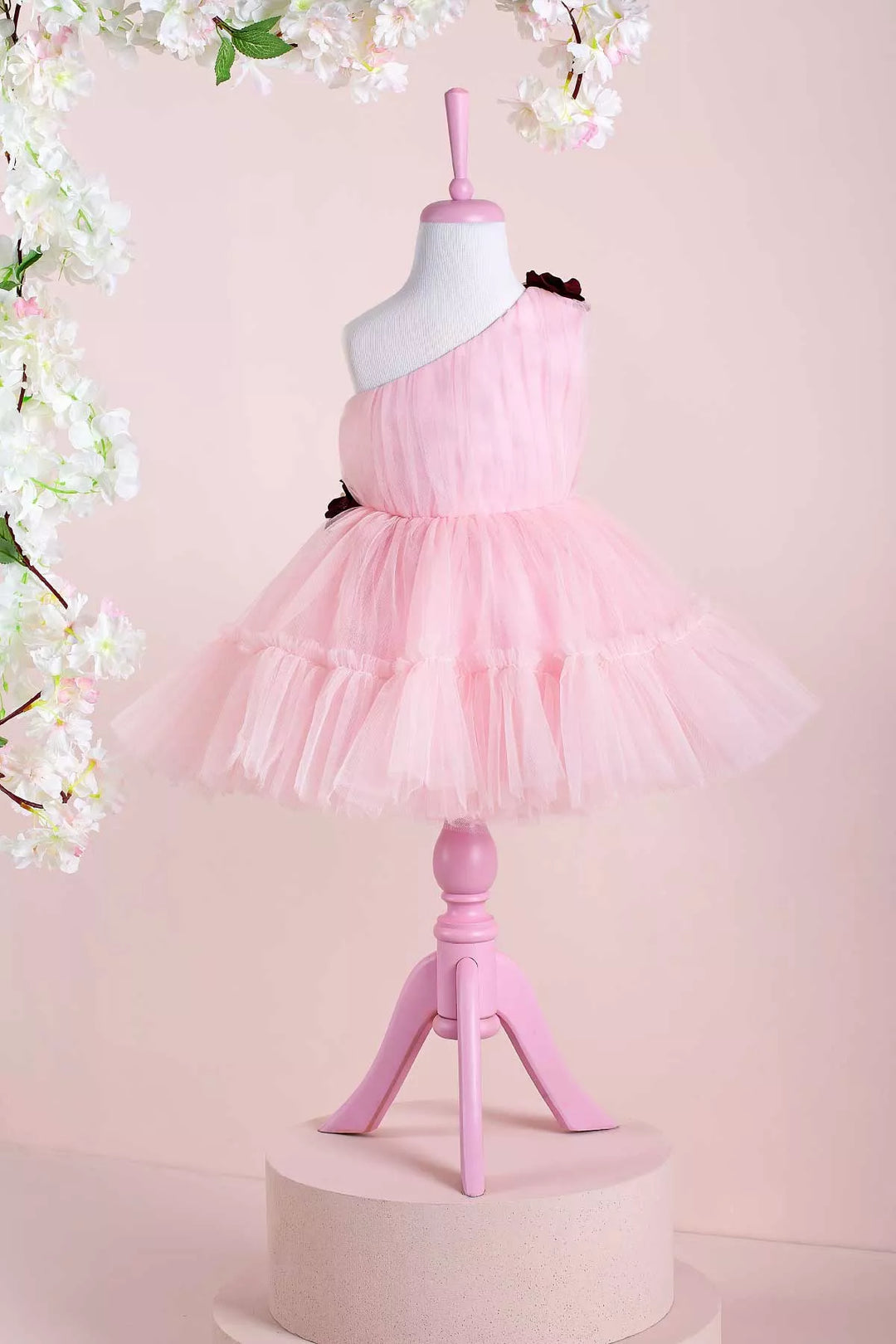 Pink party dress