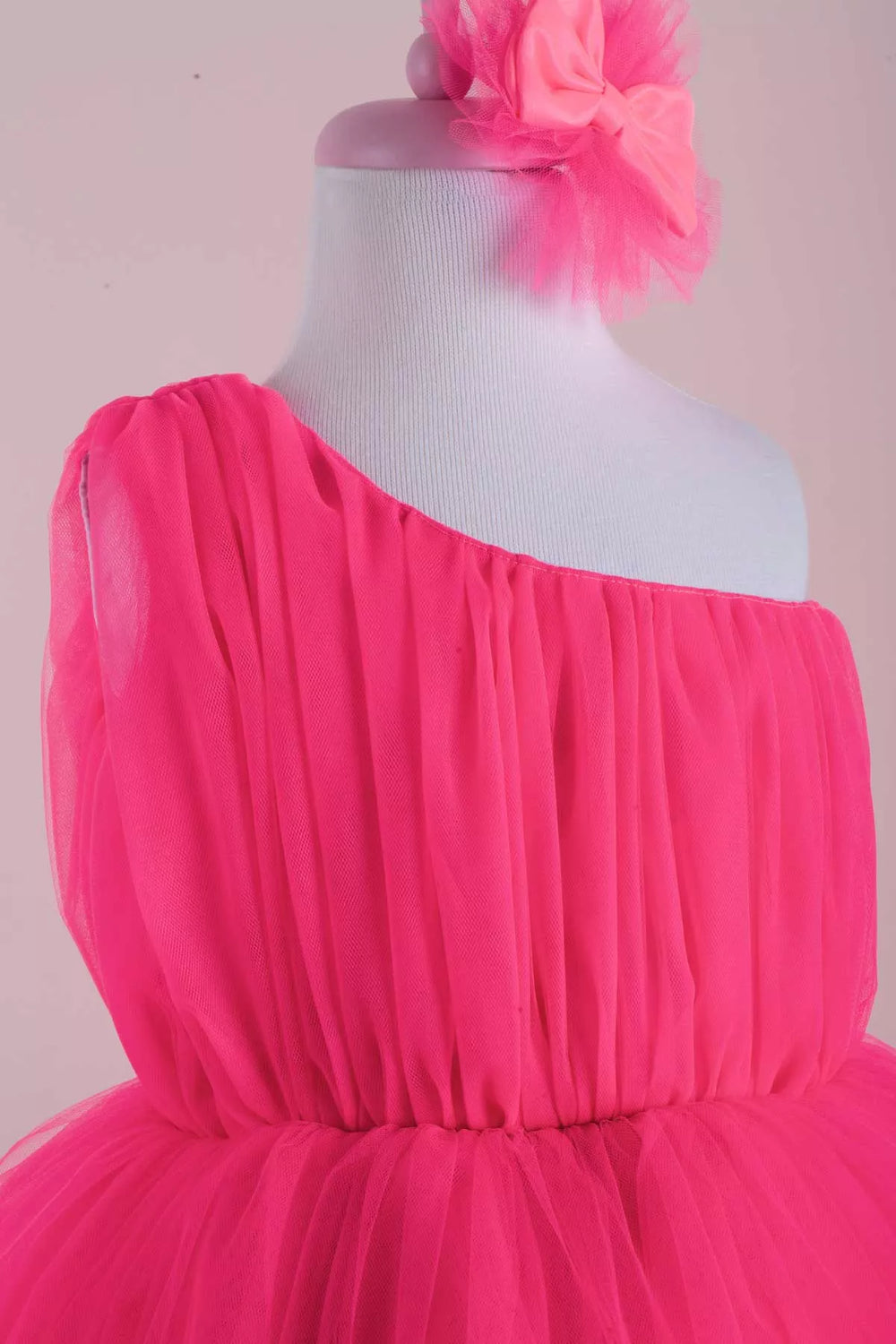 Pink party dress