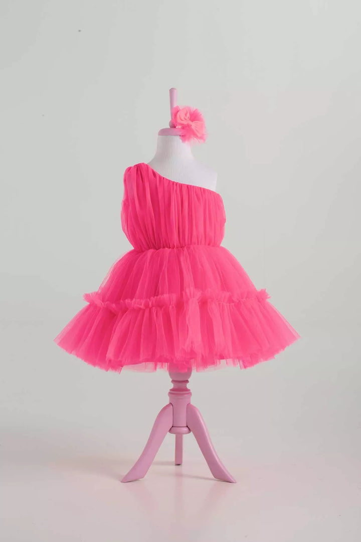 Pink party dress