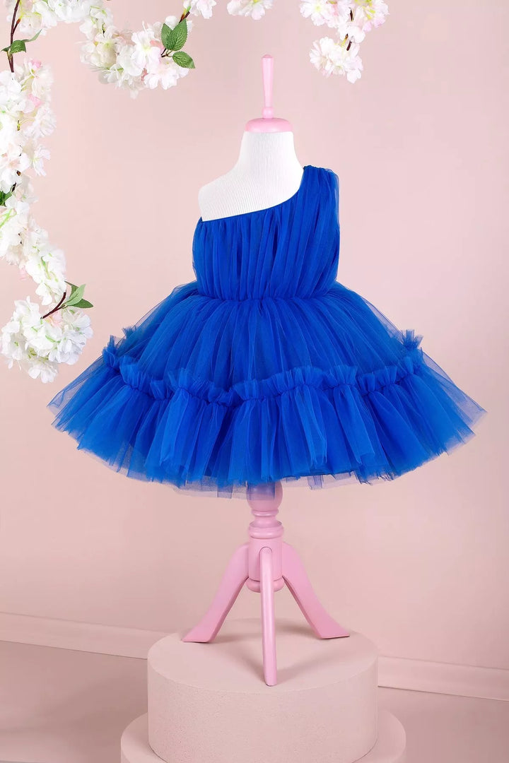 Sax blue party dress