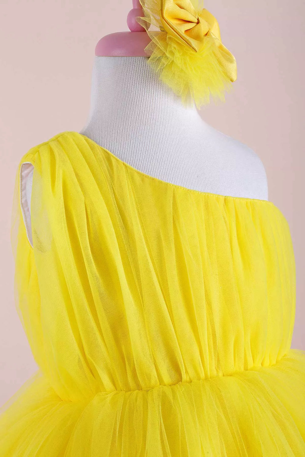 Yellow party dress
