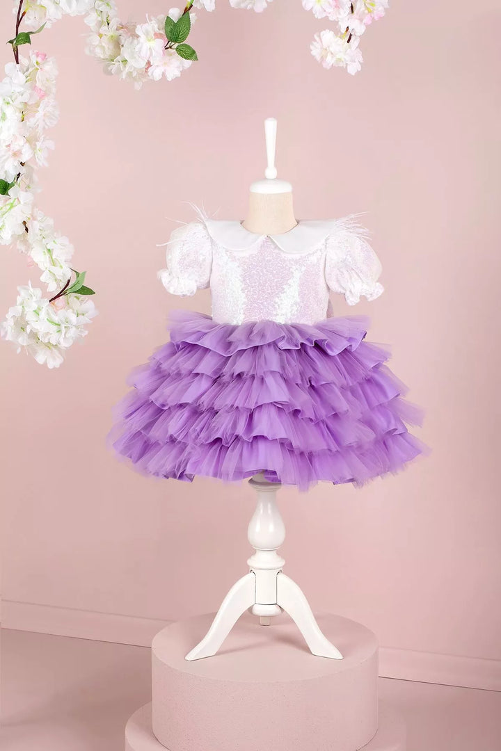 Lilac party dress