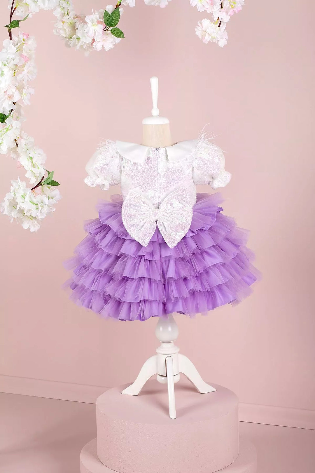 Lilac party dress