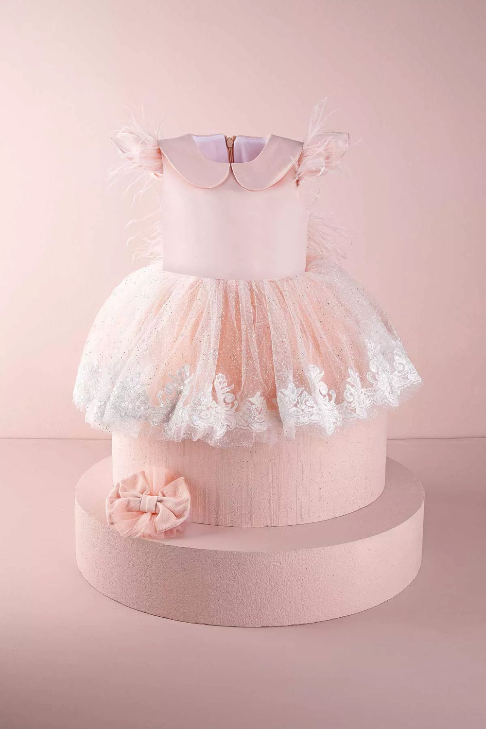Pink party dress