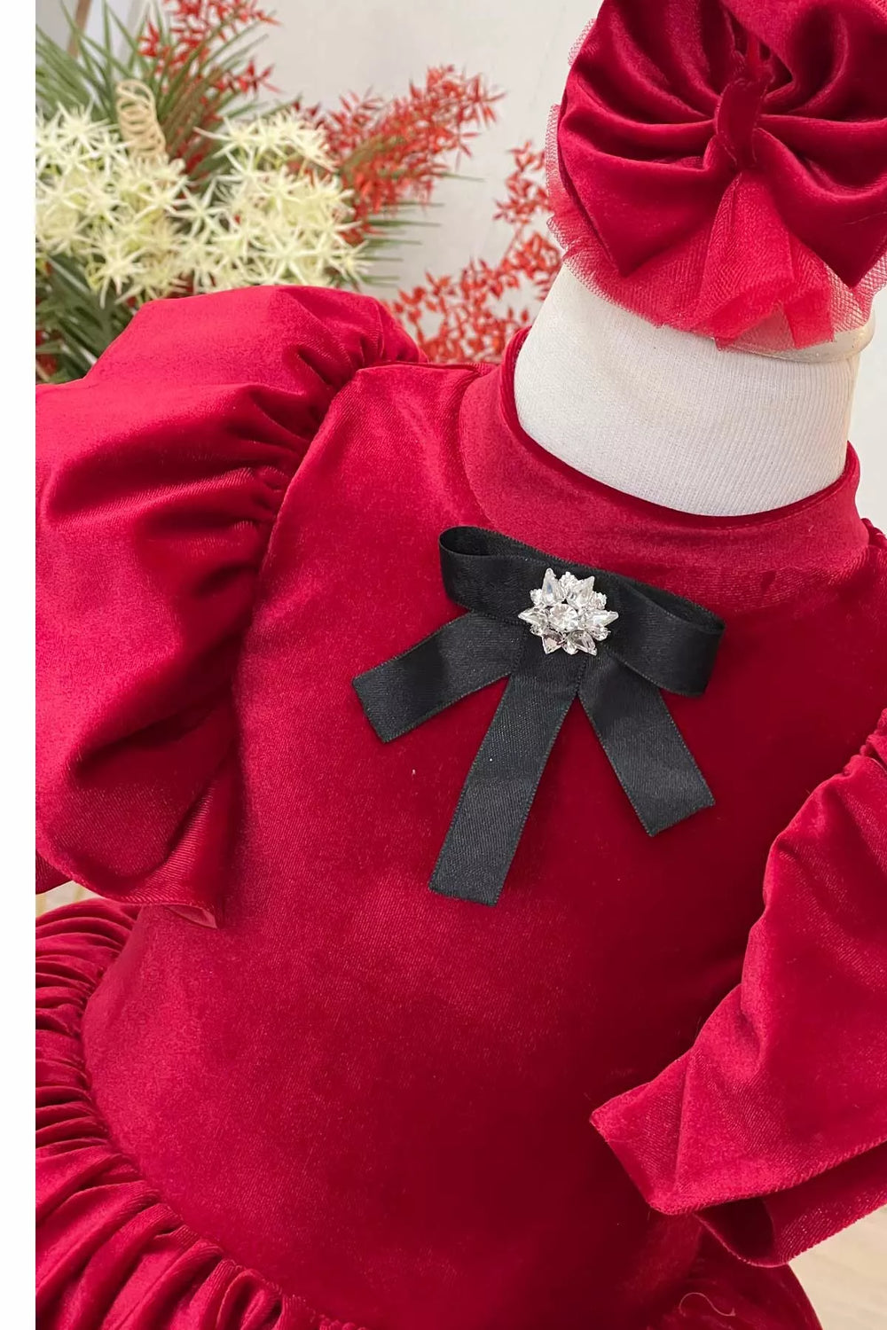 Red christmas dress