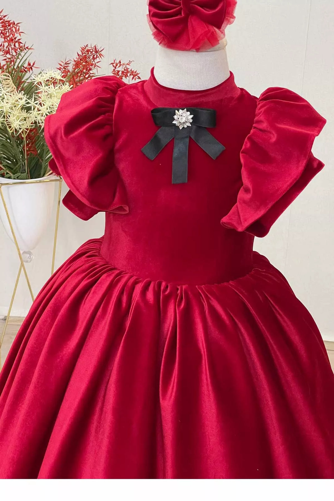 Velvet christmas hotsell party dress