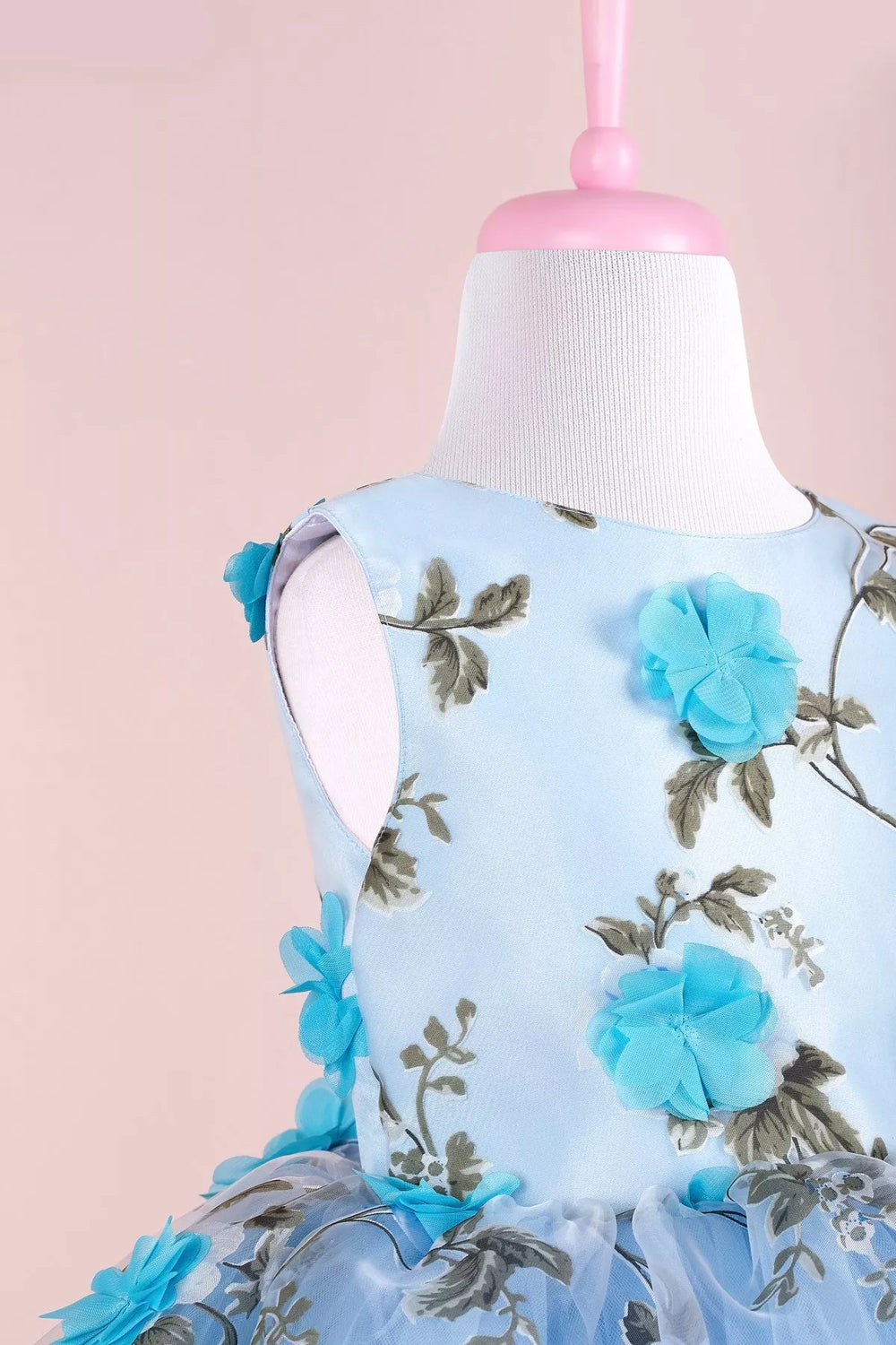 Blue party girl dress