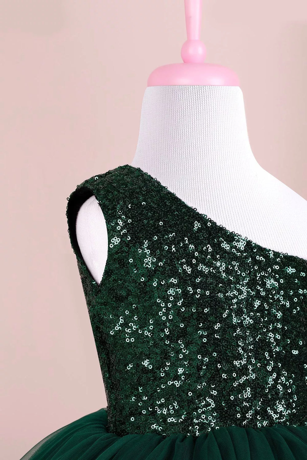 Green party dress