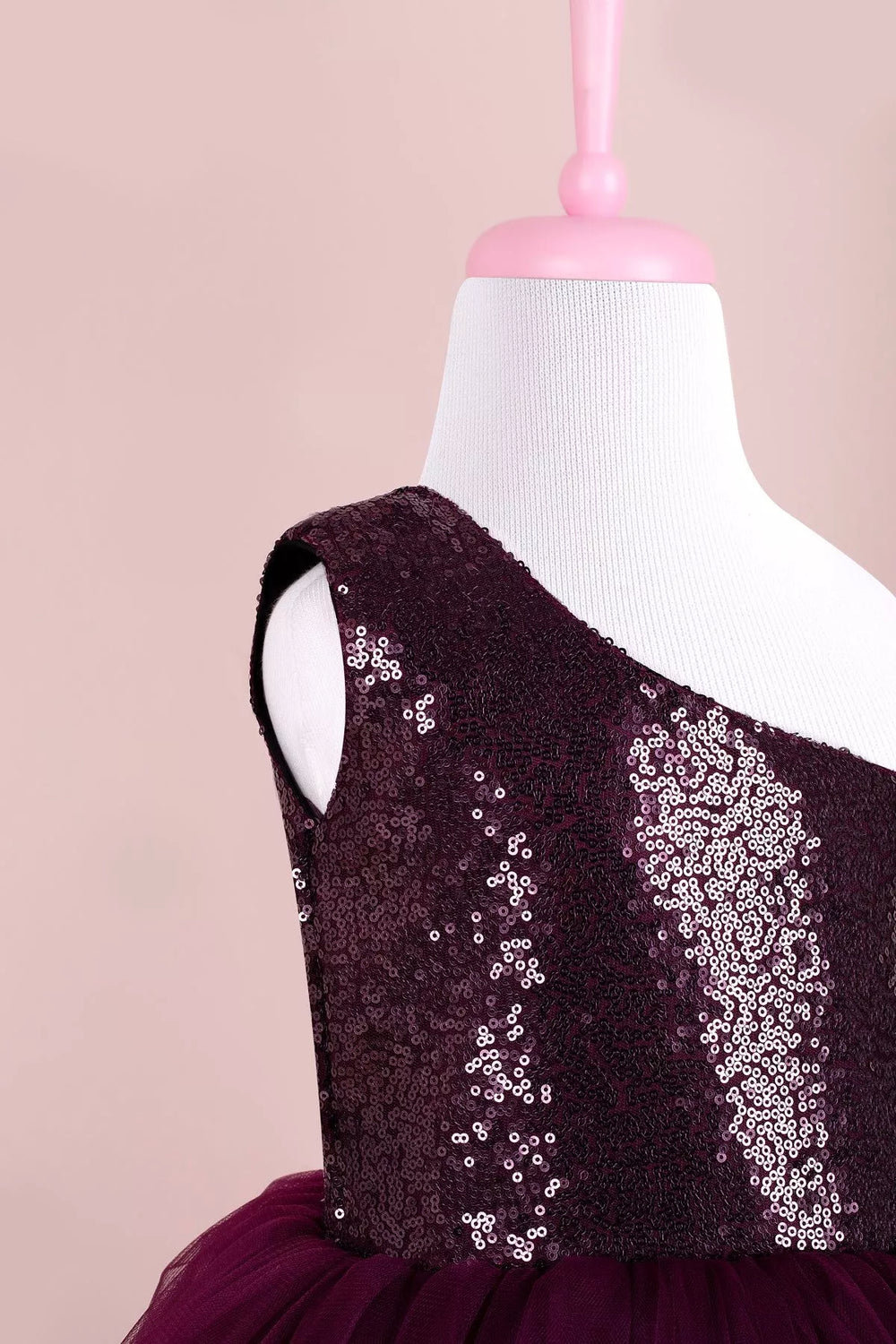 Purple party dress
