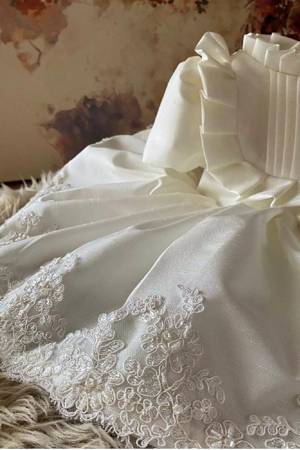 White lace dress
