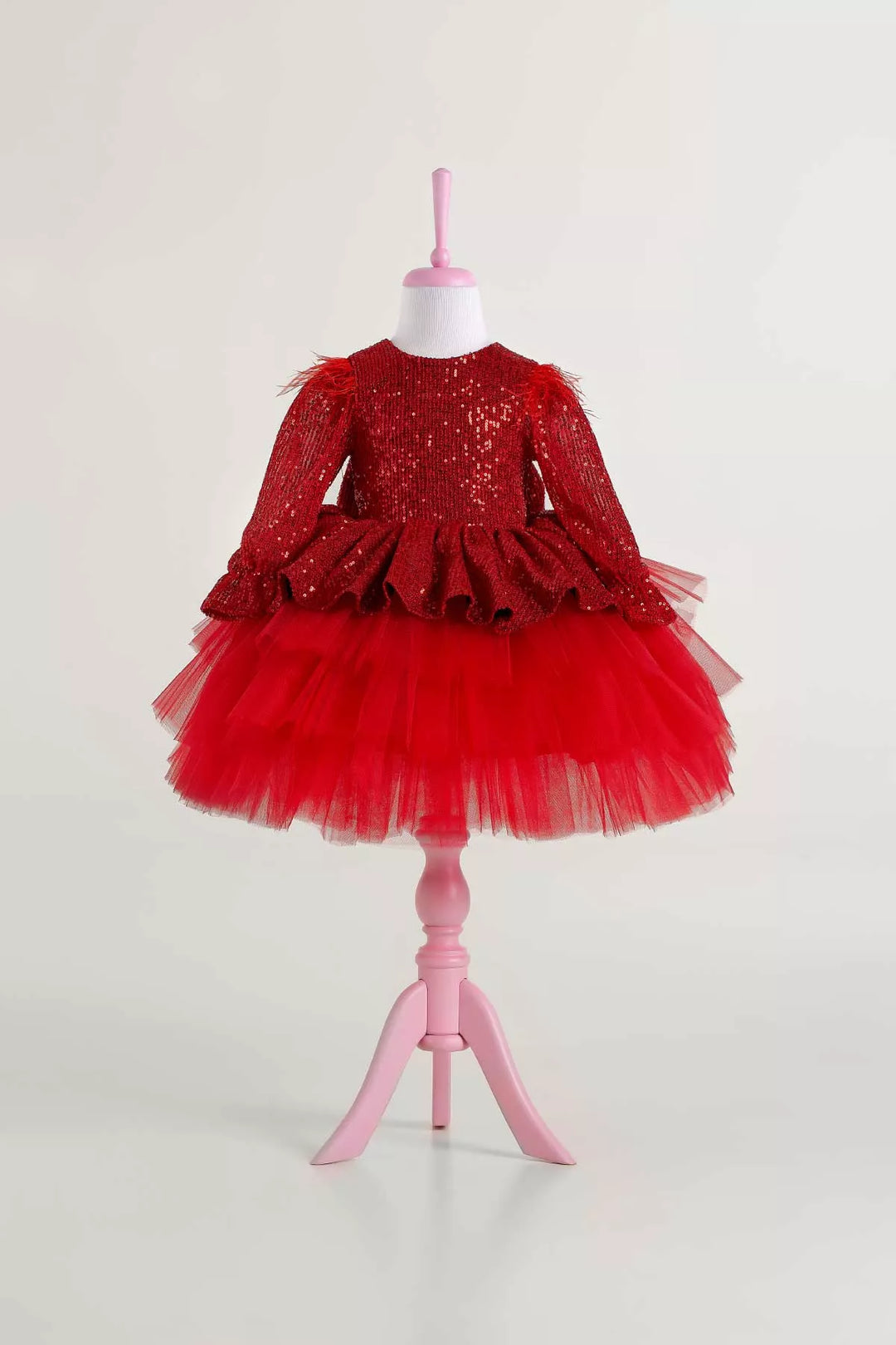 Red birthday dress