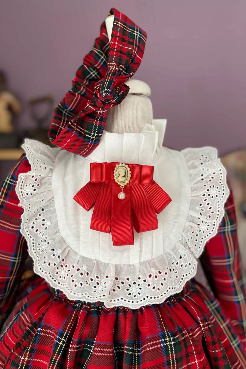 Vintage plaid dress
