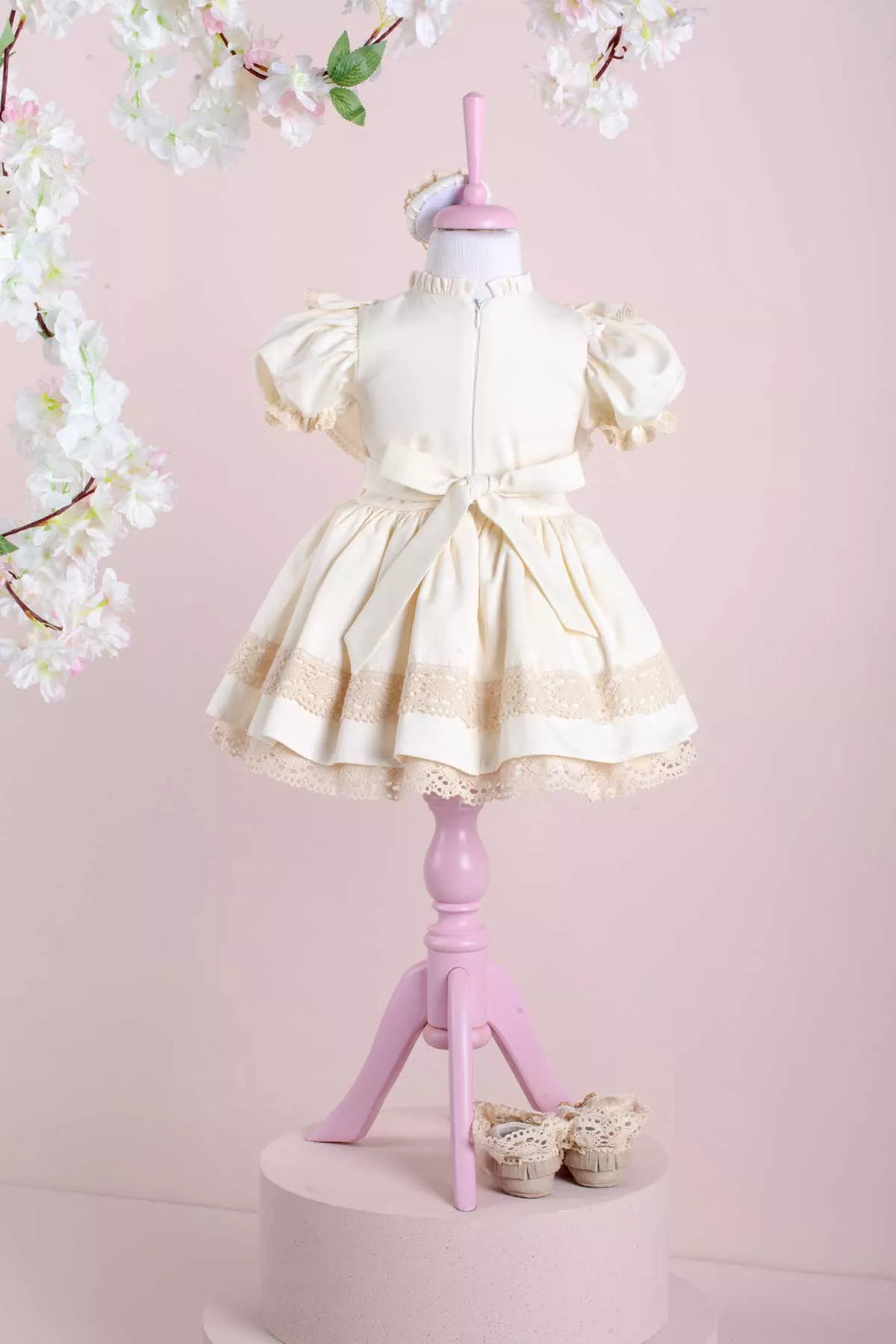 White baby dress