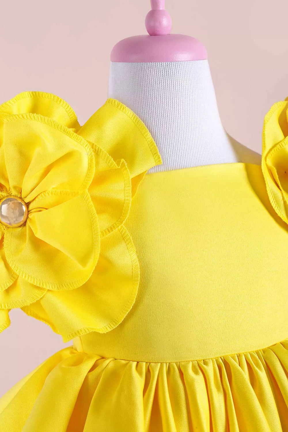 Yellow party dress