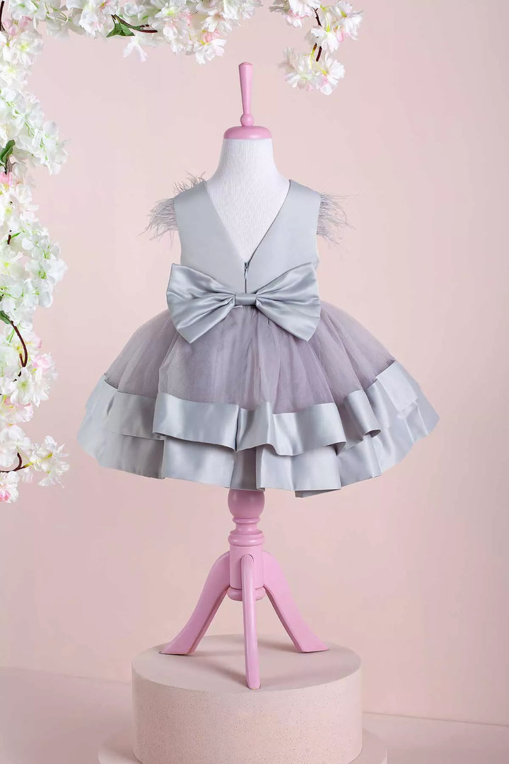 Gray party dress