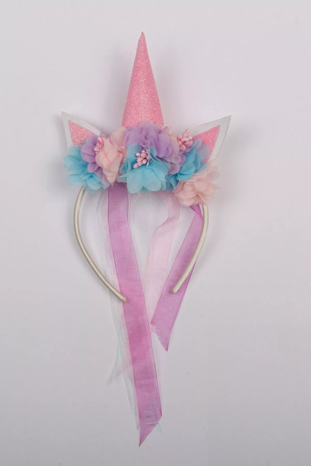 A unicorn pink headpiece for girls.