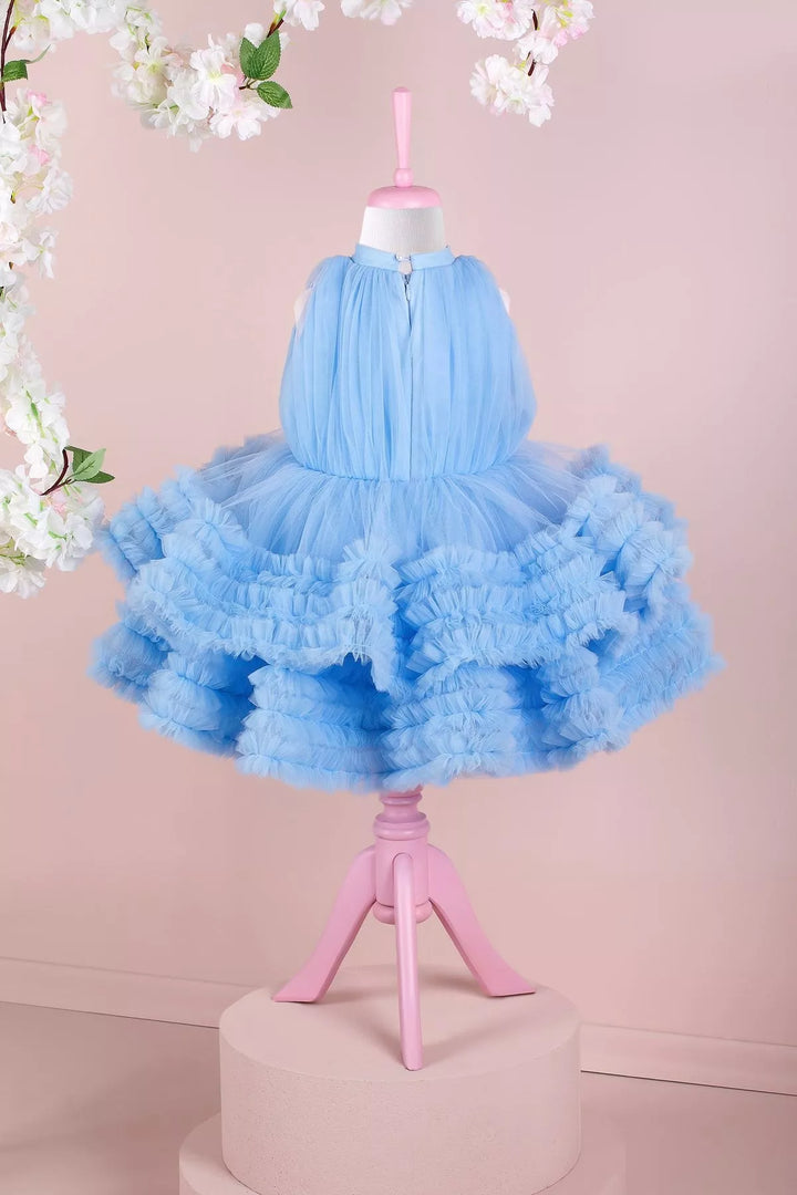 Blue party dress