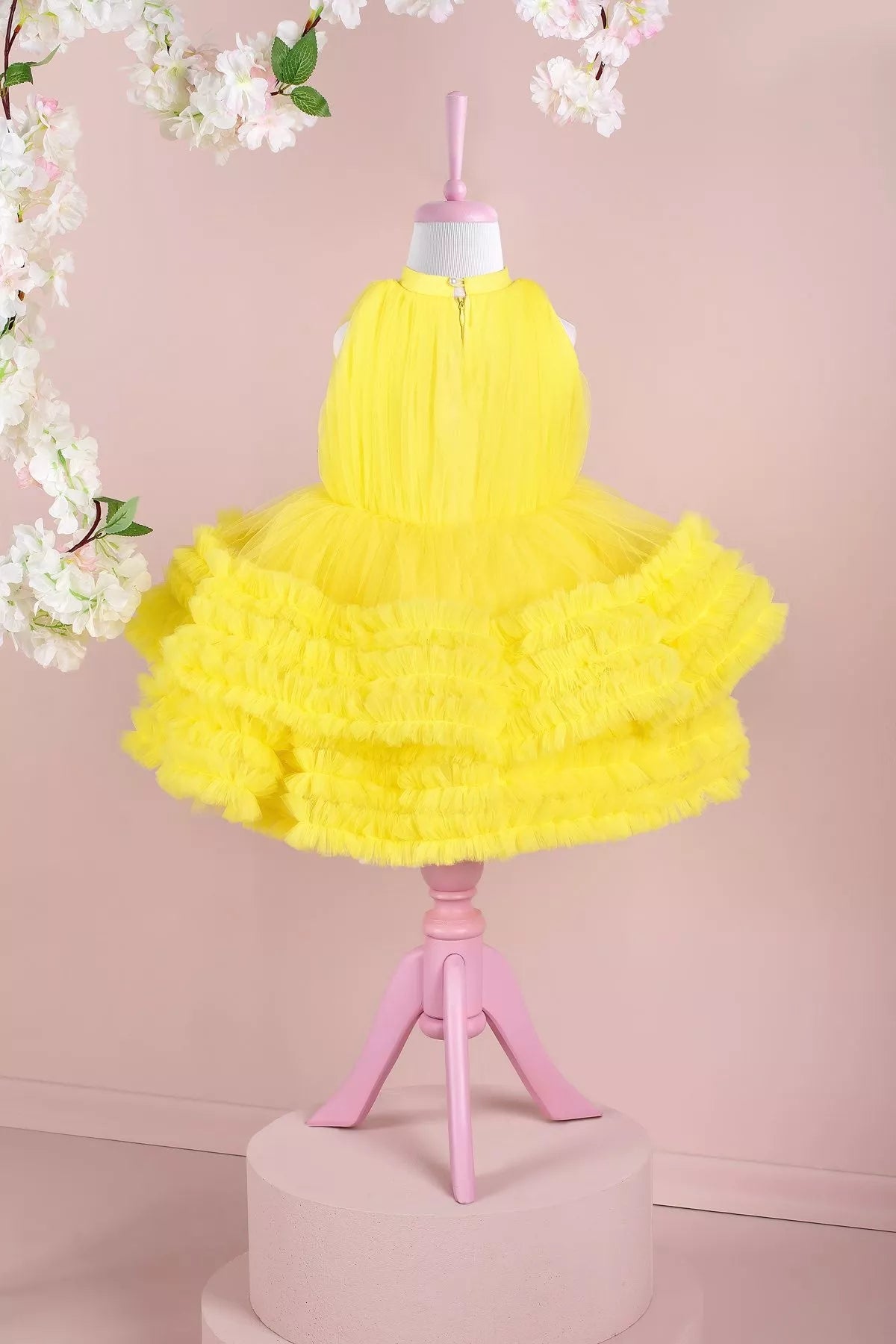 Vanessa Yellow Party Dress - THA Dressing