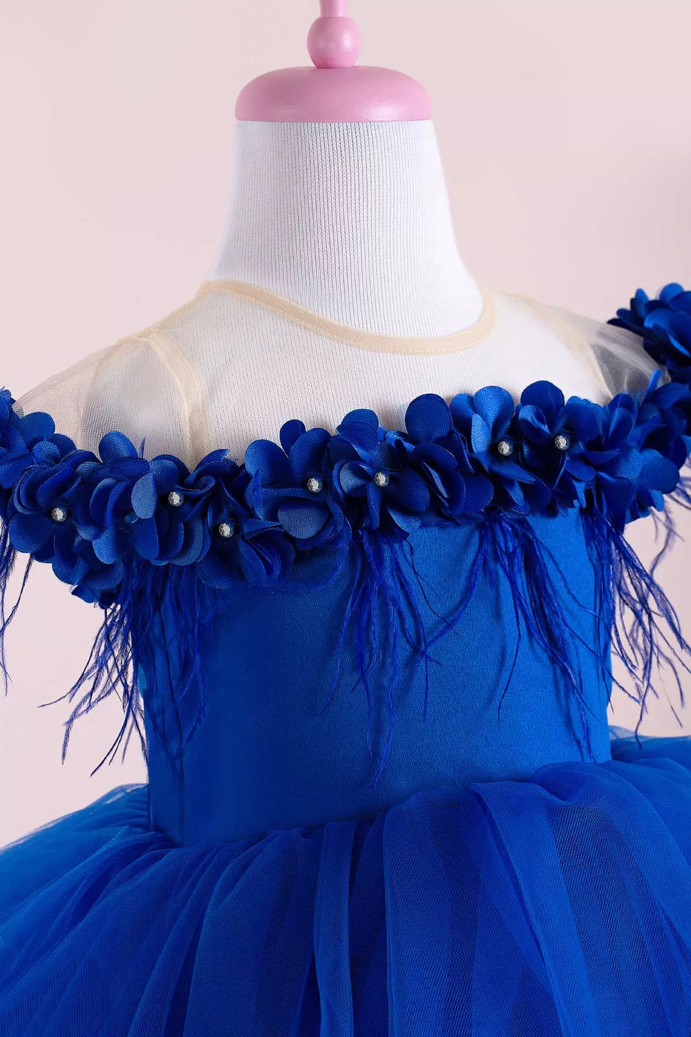 Blue party dress